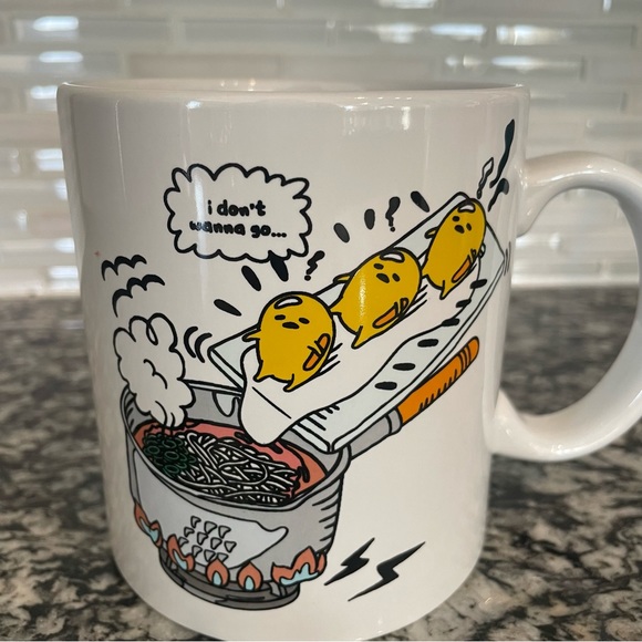New Gudetama I don't wanna go... by Sanrio Ceramic Mug - Picture 3 of 9